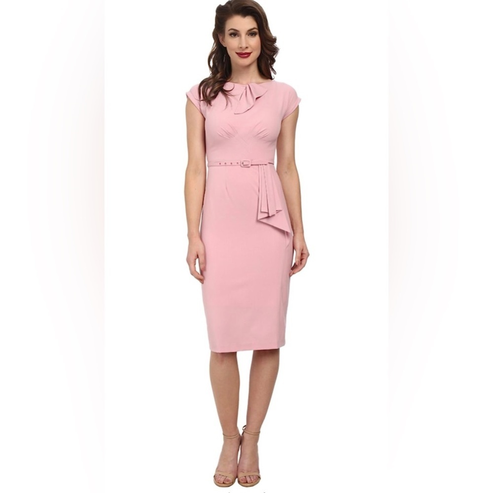 STOP STARING! 40’s Timeless Fitted Pencil Dress in Pink, XL, NWT, Hard to Find